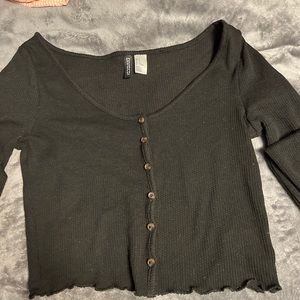Black h&m cardigan